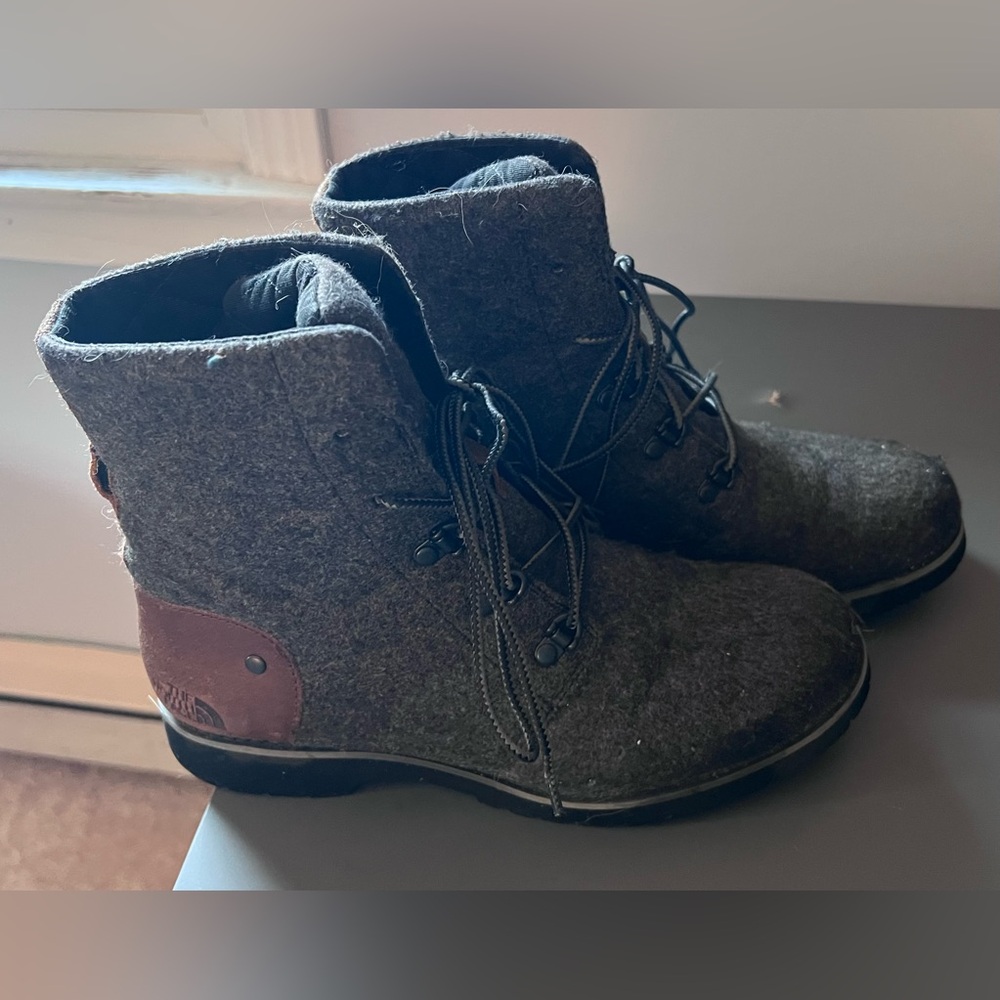 🌲 The North Face Ballard Lace II Heathered Boots – Women’s 8 🌲